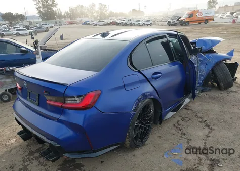 2024 BMW M3 Competition xDrive z USA, uszkodzony, nr VIN WBS43AY01RFT55538